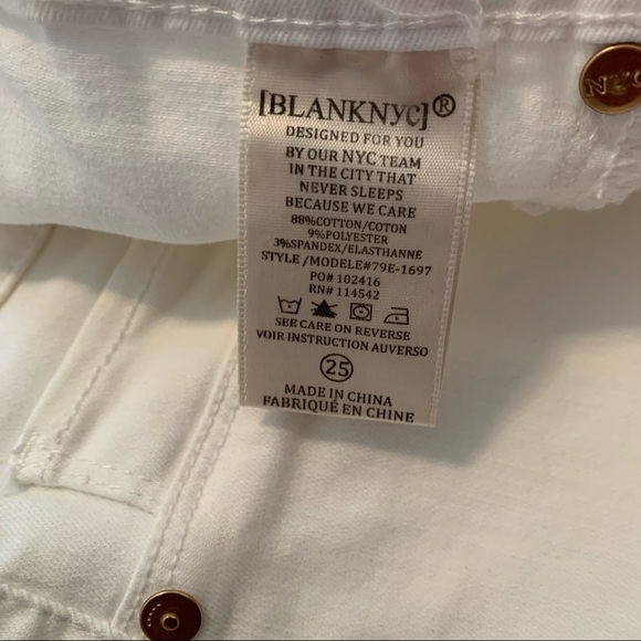BLANK NYC Jeans in White w/ Bell Bottoms - Picture 3 of 9